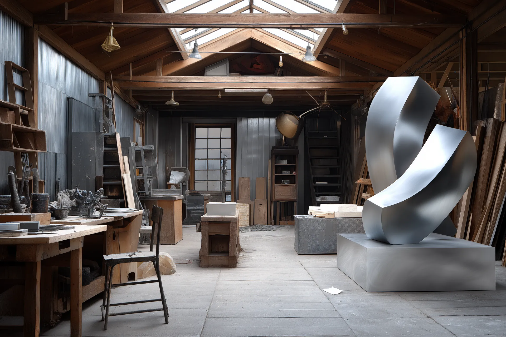 Metal sculpture workshop